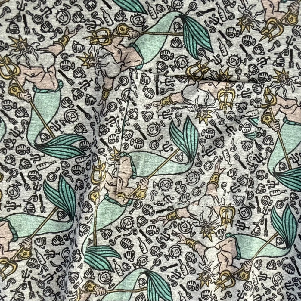 Lularoe Disney Carly High-Low Swing Dress - King Triton Print - Size Small - Picture 5 of 10